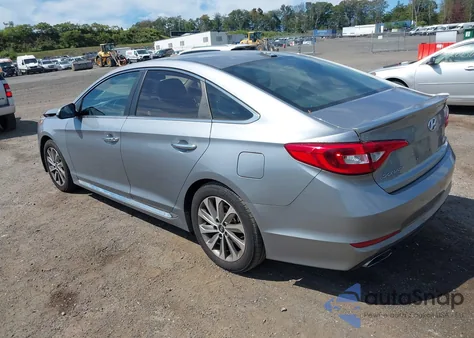 2016 Hyundai Sonata Sport из США, поврежденный, VIN 5NPE34AF0GH434861